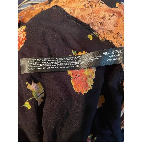 New Free People Poppy Printed Bodysuit Size M - Picture 10 of 10